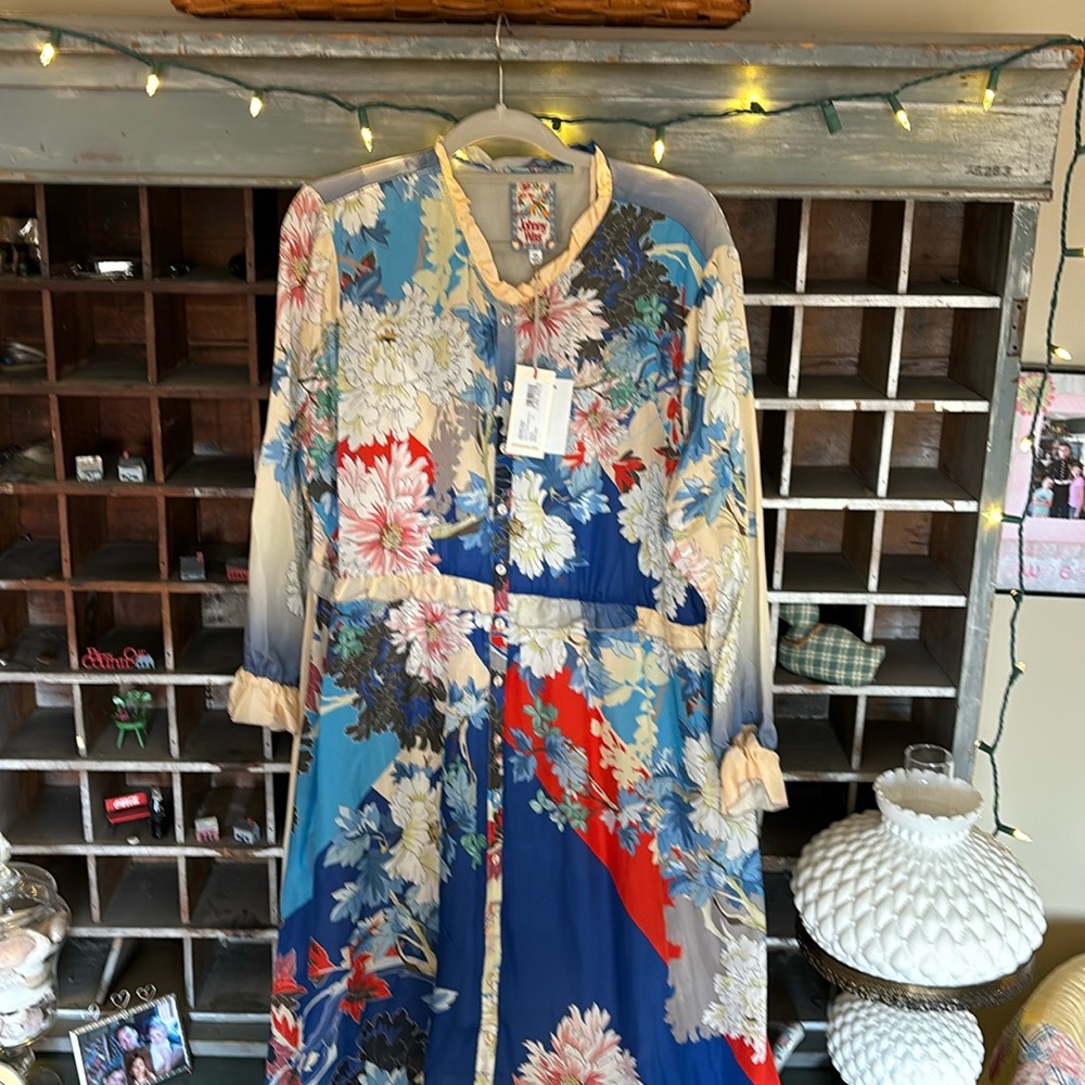 Johnny Was Floral Multicolor Dress